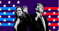 US Vice President Kamala Harris and former president Donald Trump