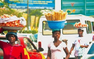 File photo: Hawkers on the streets