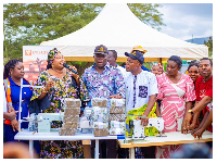 The support includes financial assistance and sewing machines for affected traders