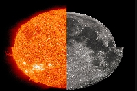 Sun and moon. Photo: Wikimedia Commons/Tdadamemd
