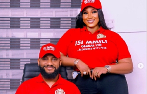 Yul Edochie and his second wife, Judy Austin