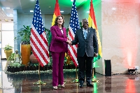 President Akufo-Addo and Vice President Kamala Harris addressed a joint press conference