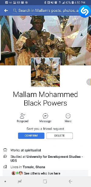 Do not accept friendship requests from these mallams