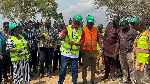 Dr Apaak cuts sod for construction of 24-Hour Economy Market in Fumbisi