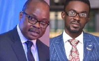 Governor of Bank of Ghana, Dr. Ernest Addison and CEO of Menzgold Nana Appiah Mensah