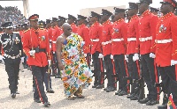 President Akufo-Addo inspect parade