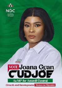 Parliamentary candidate for Amenfi Central, Joana Gyan-Cudjoe
