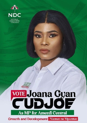 Parliamentary candidate for Amenfi Central, Joana Gyan-Cudjoe