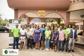 The media personalities who  attended the banks and biodiversity training programme