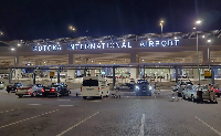The building of Ghana's Accra International Airport