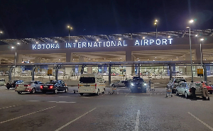 The building of Ghana's Accra International Airport