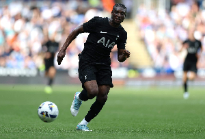 Watch highlights of Kudus' performance for Tottenham against Reading