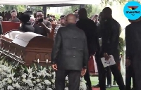 President Nana Addo Dankwa Akufo-Addo paying his last respects