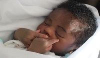 File photo of a newborn baby