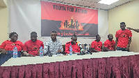Some of the YFA leaders at the press conference