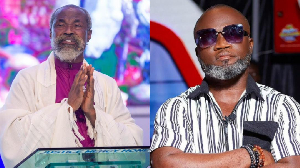 Adom Kyei Duah (L) responds to Ola Michael (R) over comments made about ‘Yesu Mogya’
