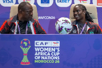 Lovemore Fazili, head coach, and his star player Tabita Chawinga