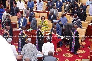 A section of MPs in Parliament
