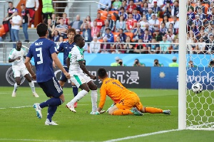Japan came from behind twice to draw with Senegal