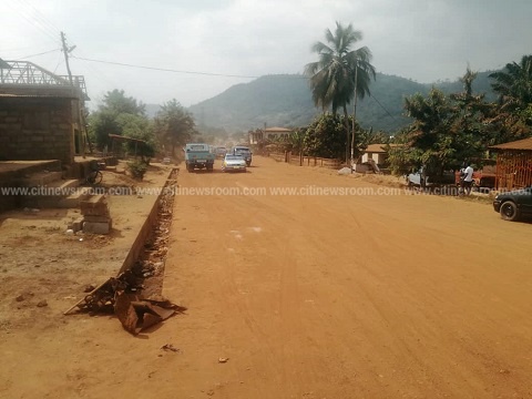 A file photo of a dusty road