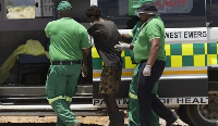 Rescued miners have been taken for medical checks