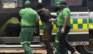 Rescued miners have been taken for medical checks