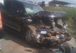 The car that was involved in the accident