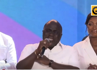 Julius Debrah got emotional while rendering his apology to the Pentecost Church Chairman