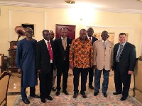 Asantehene Otumfuo Osei Tutu II (2nd right) in group picture