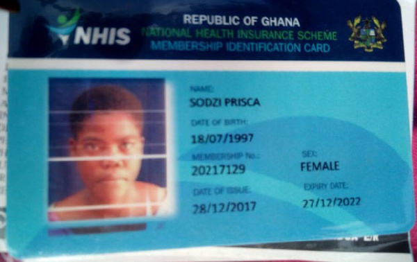 Prisca Sodzi  died at the Koforidua Regional Hospital during childbirth