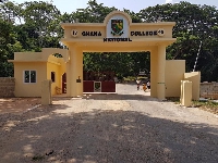 The entrance of Ghana National College