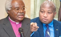 Rev. Prof. Emmanuel Martey (left) and MP Samuel Okudzeto Ablakwa