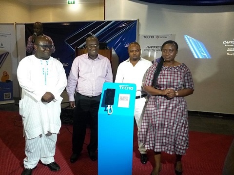 The Tecno Phantom 8, latest flagship smartphone from Tecno mobile, launched in Accra.
