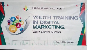 The laptops were used to train the youth in Digital Marketing