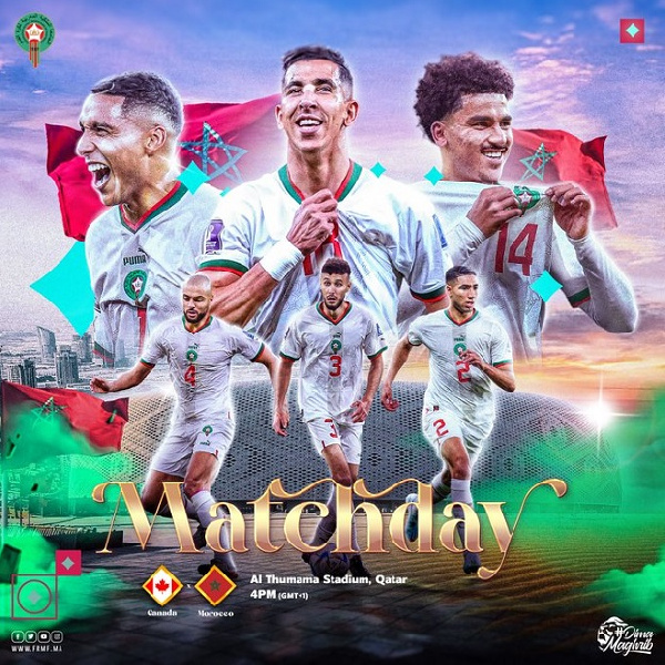 The Atlas Lions of Morocco need a point to qualify to the next stage of the 2022 World Cup
