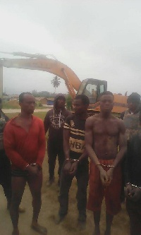 The suspects are currently in the custody of the Kwabeng district Police Command