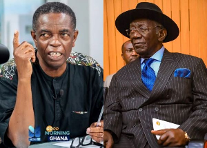 Kwesi Pratt (L) said he declined legal help from Agyekum Kufuor (R)