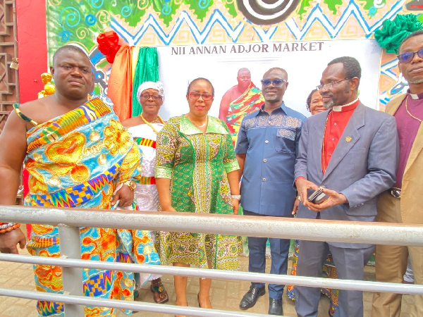 Greater Accra Regional Minister, Linda Ocloo (third from left) was in attendance  at the event