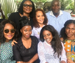 Media Personalities Visit To Wife Of Late Major