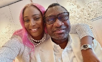 Cuppy with her father, Femi Otedola