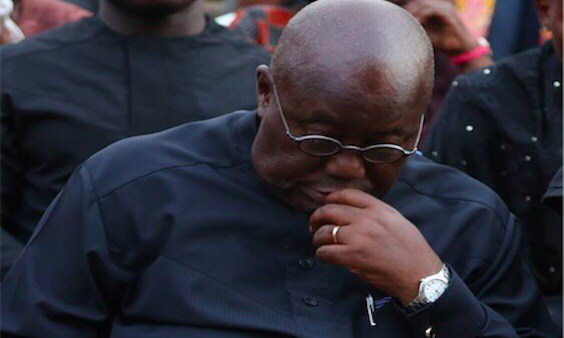 Akufo-Addo is said to have come close to tears after traveling on the Hamile road