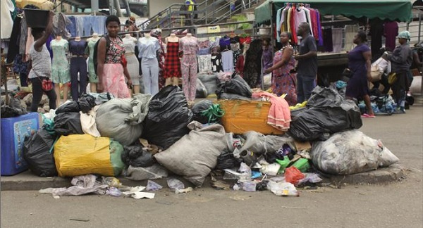These refuse heaps are frequently found in residential areas and street corners