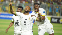 The club took to its official page to laud Ayew's sensational hat-trick