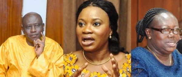 Charlotte Osei and her two deputies have been relieved of their duties