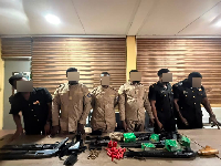 Six private security men have been arrested
