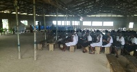 The school does not have adequate furnished classrooms to accommodate first-year students