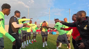 Semenyo was honored by the Black Stars for Carabao Cup triumph