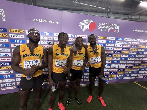 Ghana's 4x100 relay team have booked a spot in the final at the Athletics meet