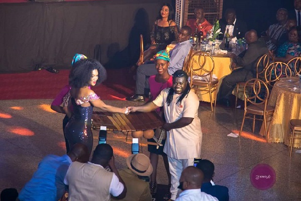 MUSIGA President, Obour [right] with Becca [left]