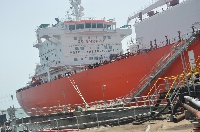 One of the Liquefied Petroleum Gas vessels